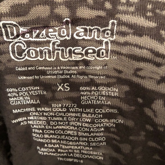 NWOT Dazed and Confused Graphic burnout tee XS - Picture 4 of 4